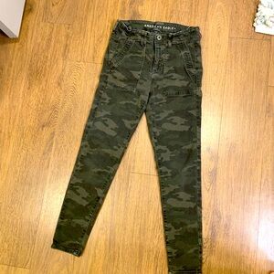 American Eagle stretch camo jeans